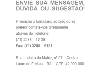 Deixe seu Comnetario
